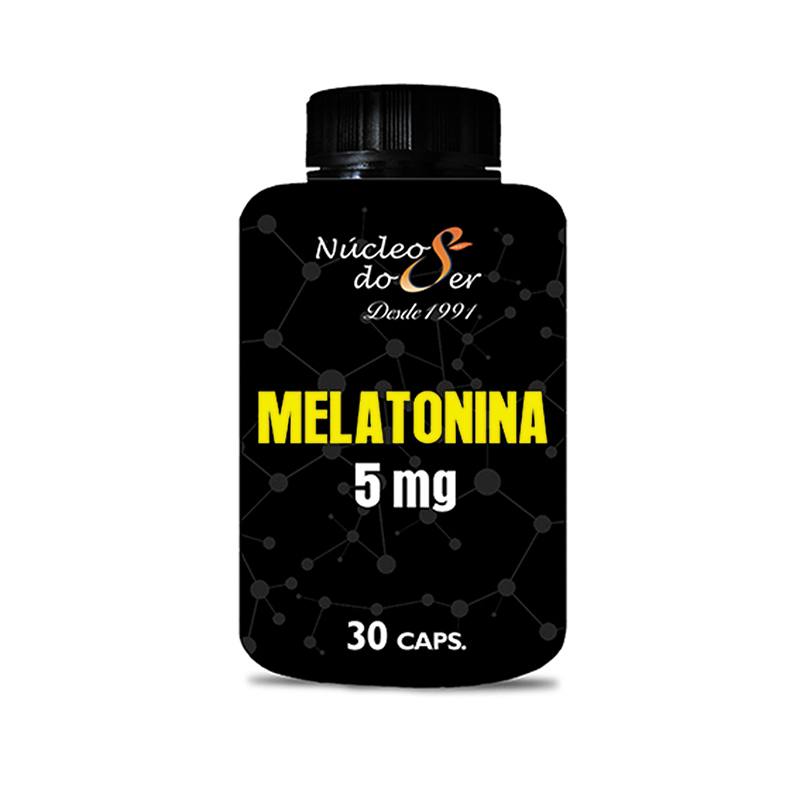 Melatonina 5MG - 30 caps <br> - Saúde Corpo e Mente - <br> - R$ 57,00