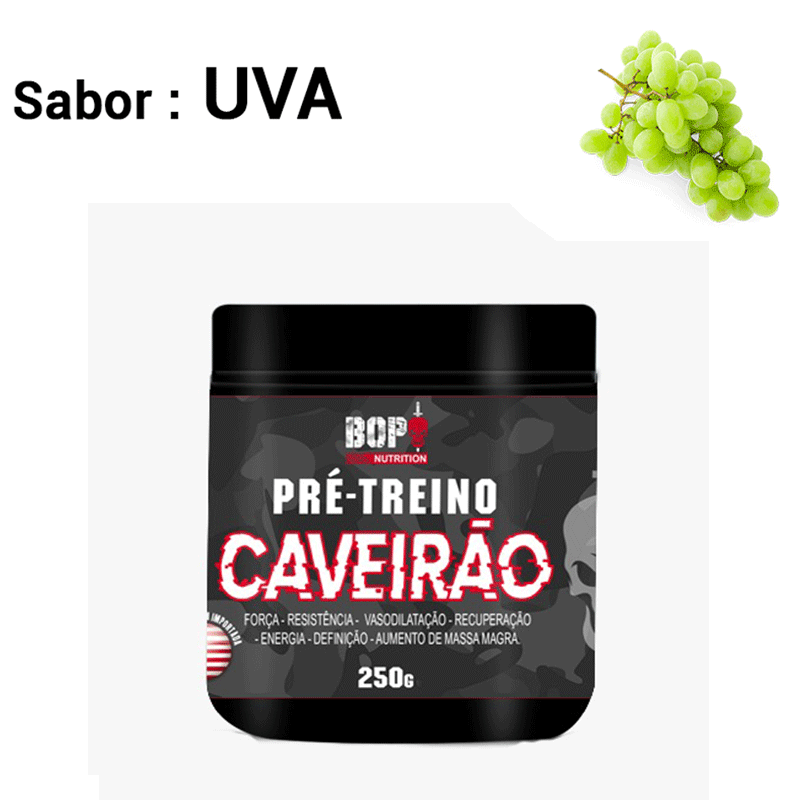 CAVEIRÃO 250g - UVA<br> - Bop Nutrition - <br> - R$ 0,00